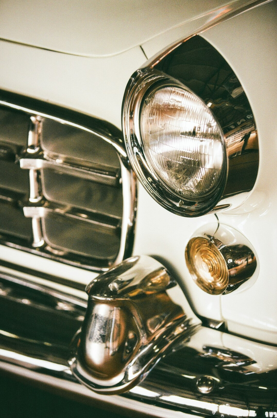 vintage car advertisement poster