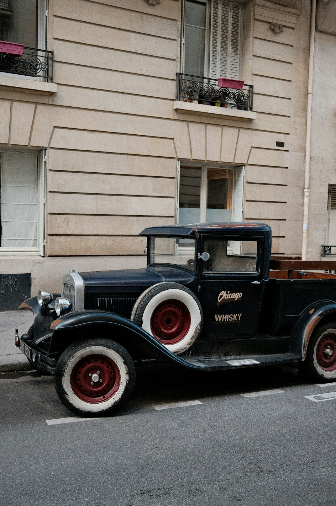 retro car advertisement